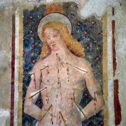 St. Sebastian, Kirche San Michele Arcangelo, Schifanoia, Narni